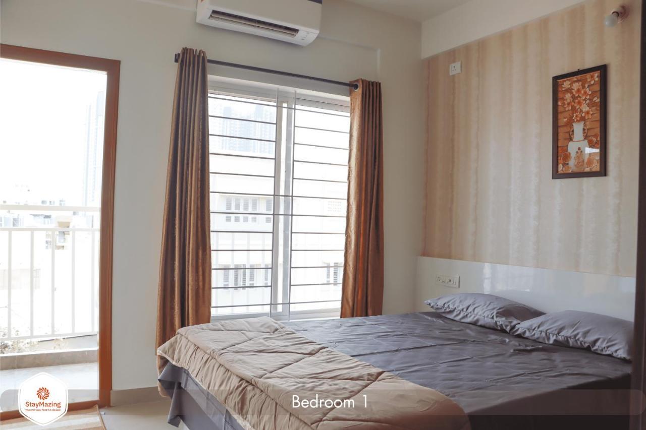 Staymazing-1,2 & 3 Bhk Ac Apartments In Hebbal-5Mins To Manyata-30Mins To Airport Бангалор Екстериор снимка