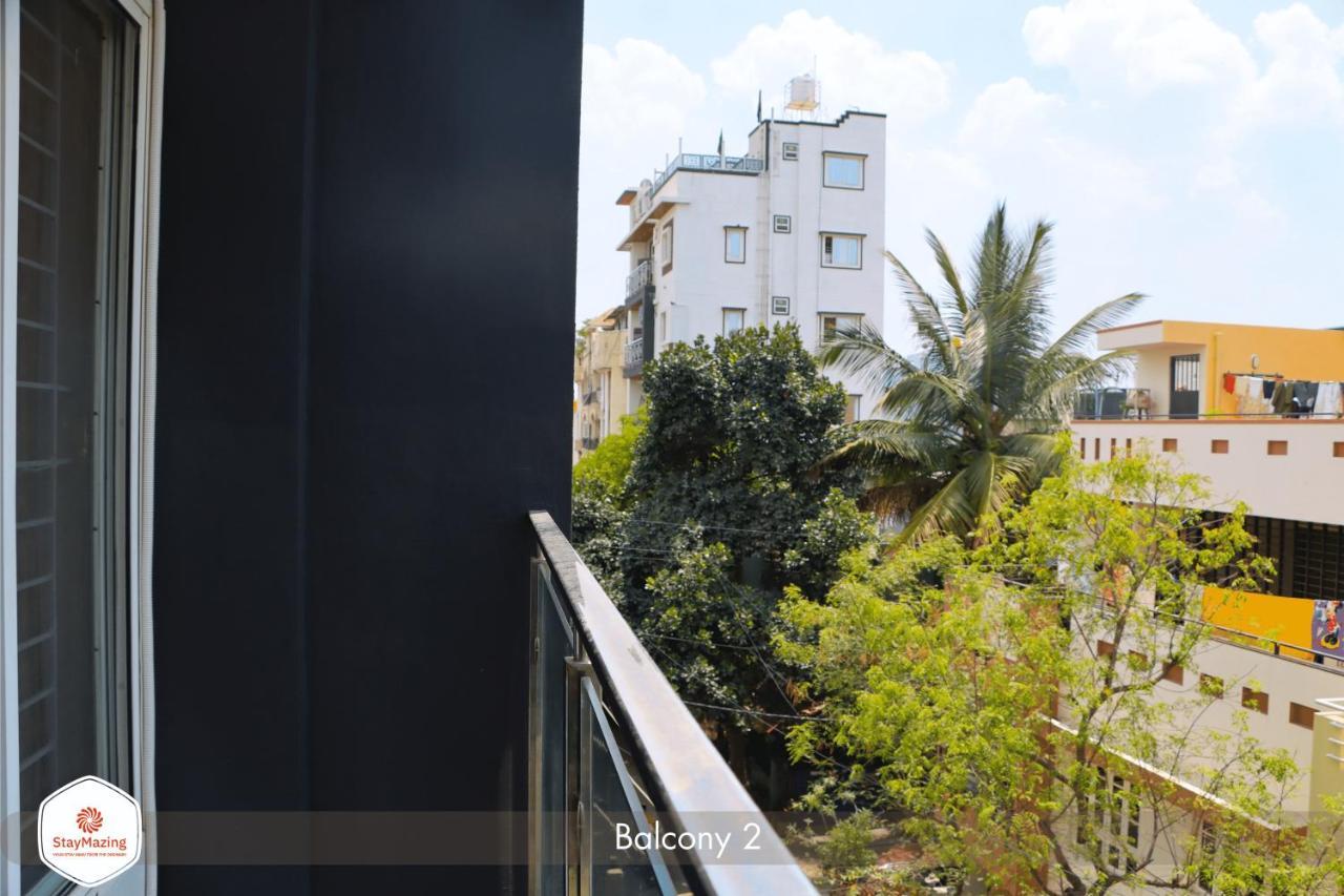 Staymazing-1,2 & 3 Bhk Ac Apartments In Hebbal-5Mins To Manyata-30Mins To Airport Бангалор Екстериор снимка