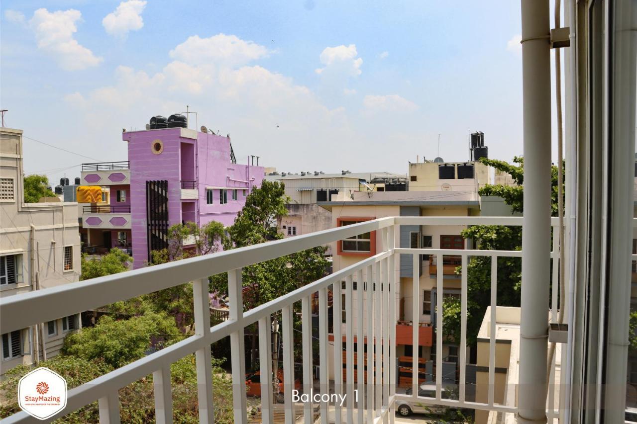 Staymazing-1,2 & 3 Bhk Ac Apartments In Hebbal-5Mins To Manyata-30Mins To Airport Бангалор Екстериор снимка