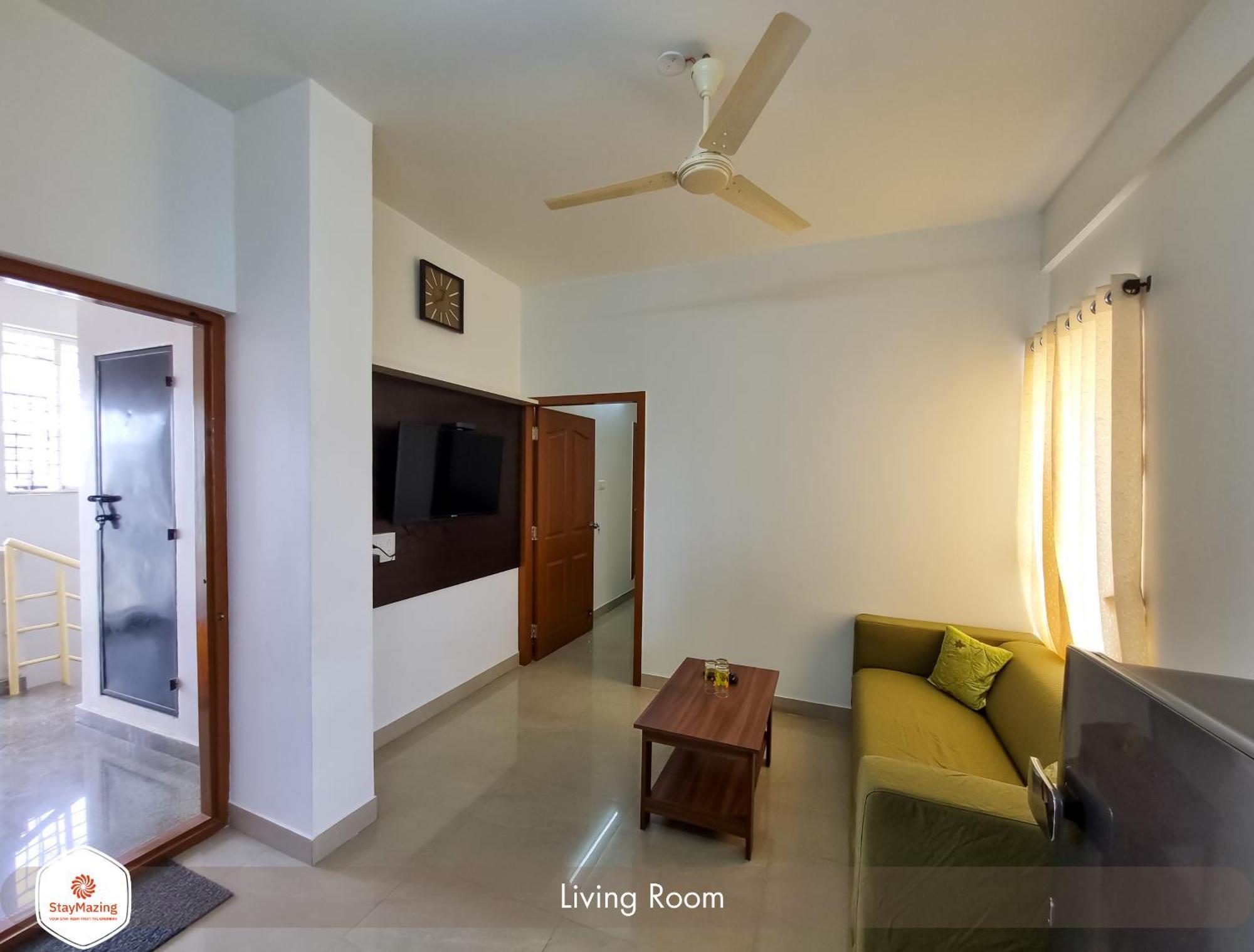 Staymazing-1,2 & 3 Bhk Ac Apartments In Hebbal-5Mins To Manyata-30Mins To Airport Бангалор Екстериор снимка