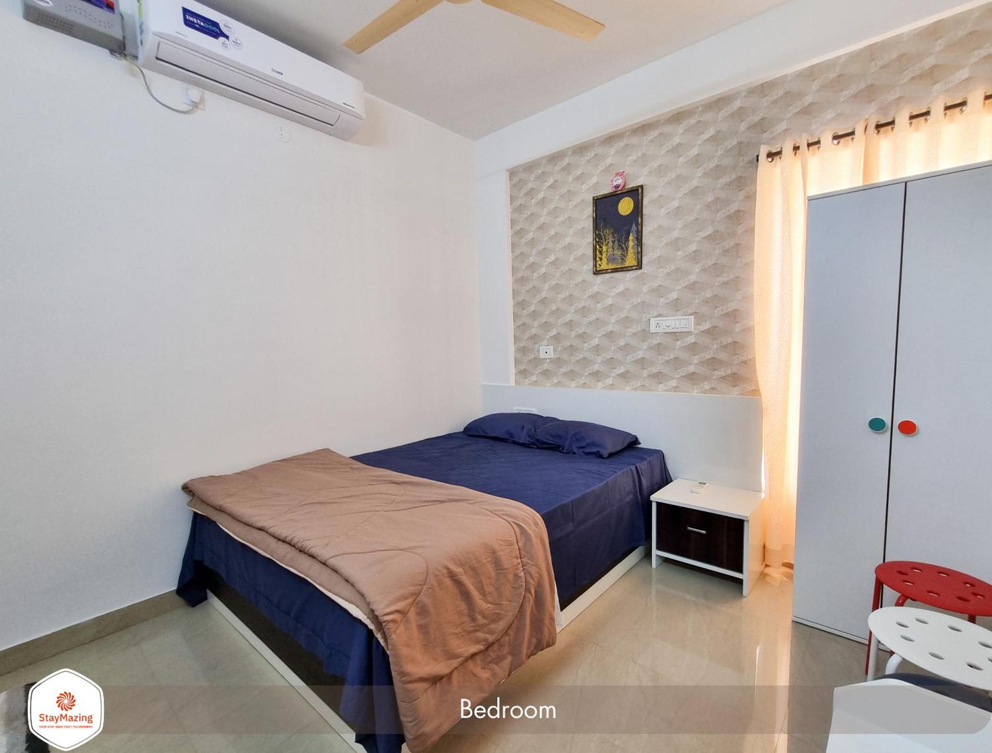 Staymazing-1,2 & 3 Bhk Ac Apartments In Hebbal-5Mins To Manyata-30Mins To Airport Бангалор Екстериор снимка
